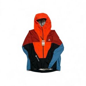 Nike ACG Storm-FIT GORE-TEX Hooded Jacket - Orange, Blue, Black